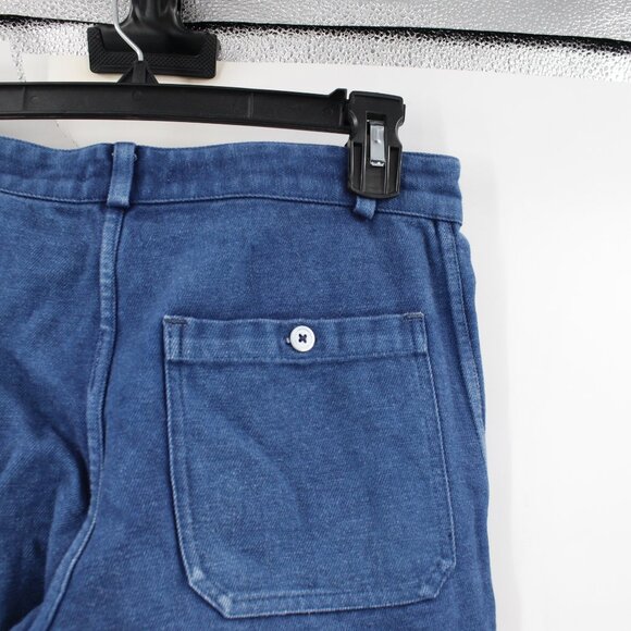 Industry Of All Nations pants mens 26 28x28 natural indigo 12 dips button fly - Picture 4 of 12